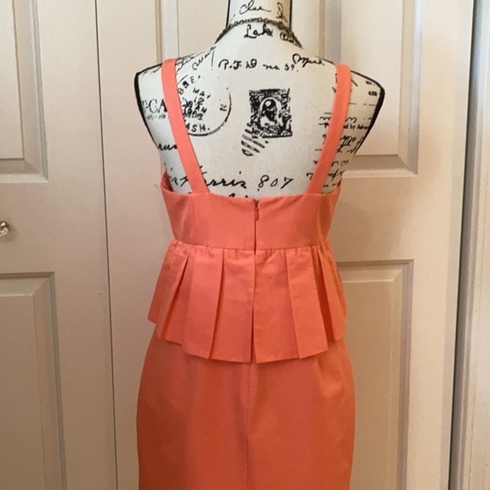 J. Crew Peplum Party Dress in classic fraille Sz 4​ - Picture 8 of 10